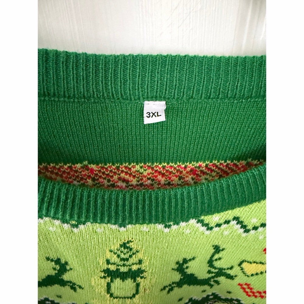 Grinch Ugly Christmas Sweater - Picture 3 of 4
